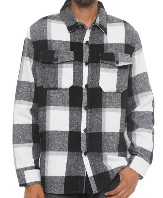 Men's Checkered Flannel Shirt
