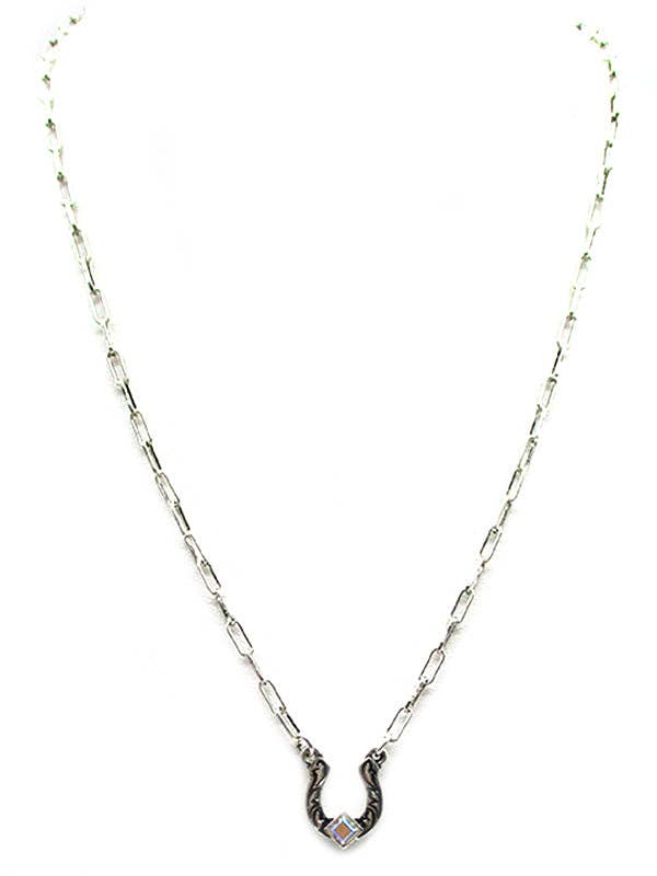 Western Horseshoe Necklace