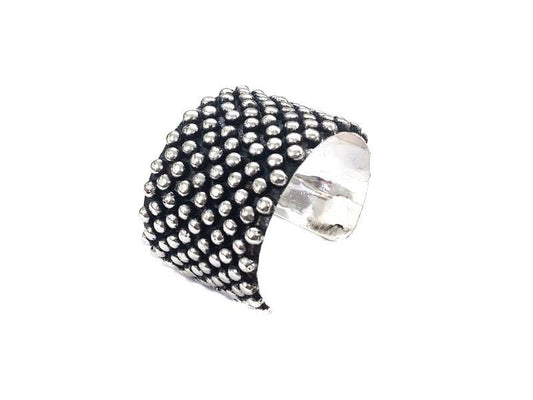 Metal Bubble Cuff Bracelet