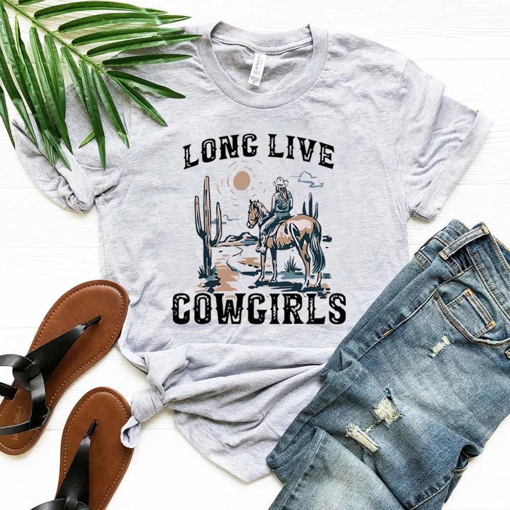 Long Live Cowgirls Western T-Shirt
