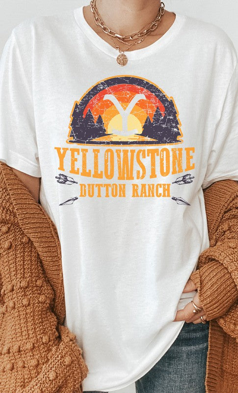 Yellowstone Dutton Ranch Graphic Tee - Country Couture