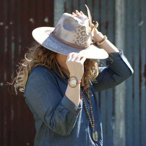 White Turquoise Bracelet w/ Adjustable Ties