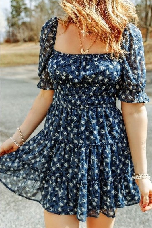 Floral Printed Country Dress