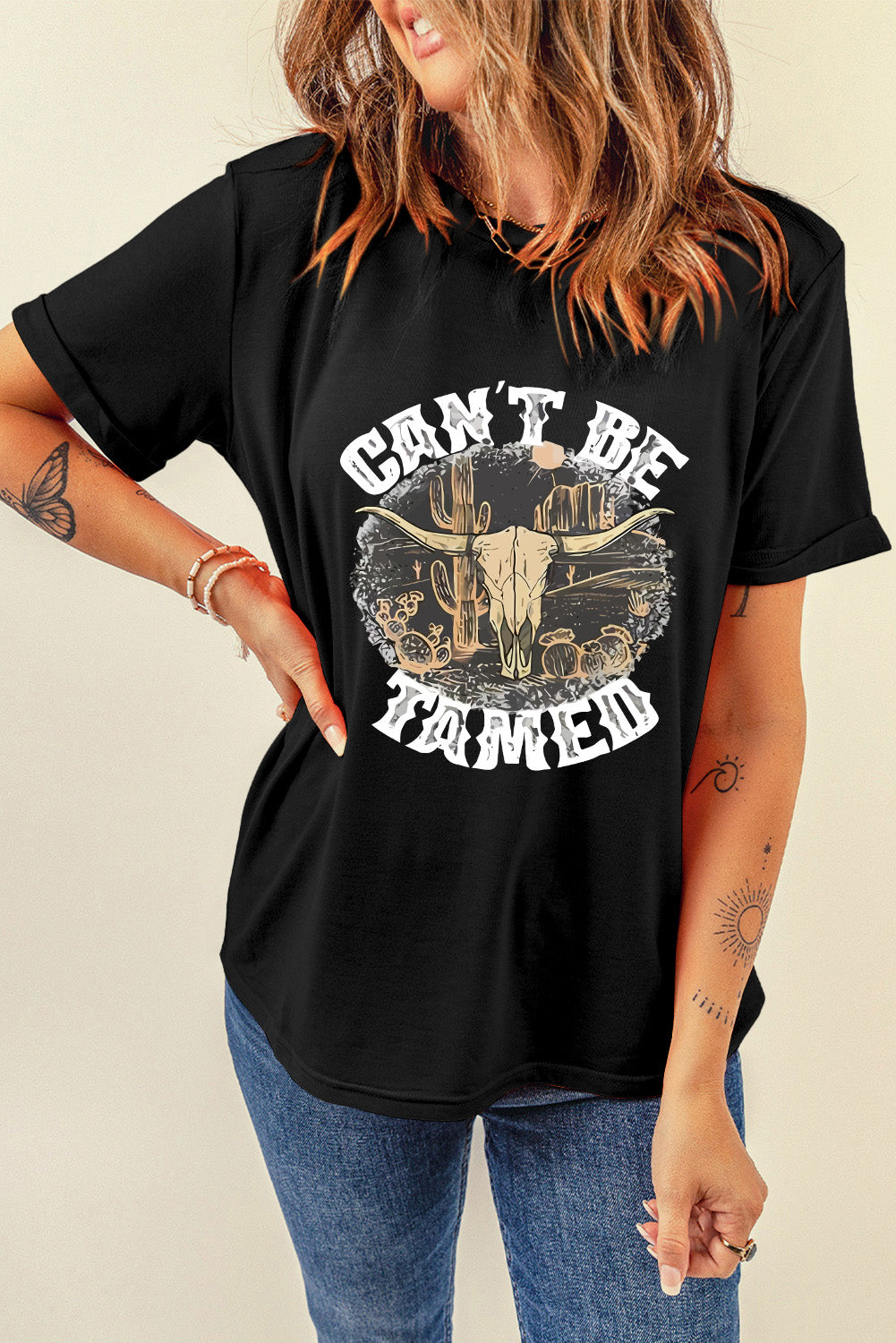 "Can't Be Tamed" Graphic T-Shirt