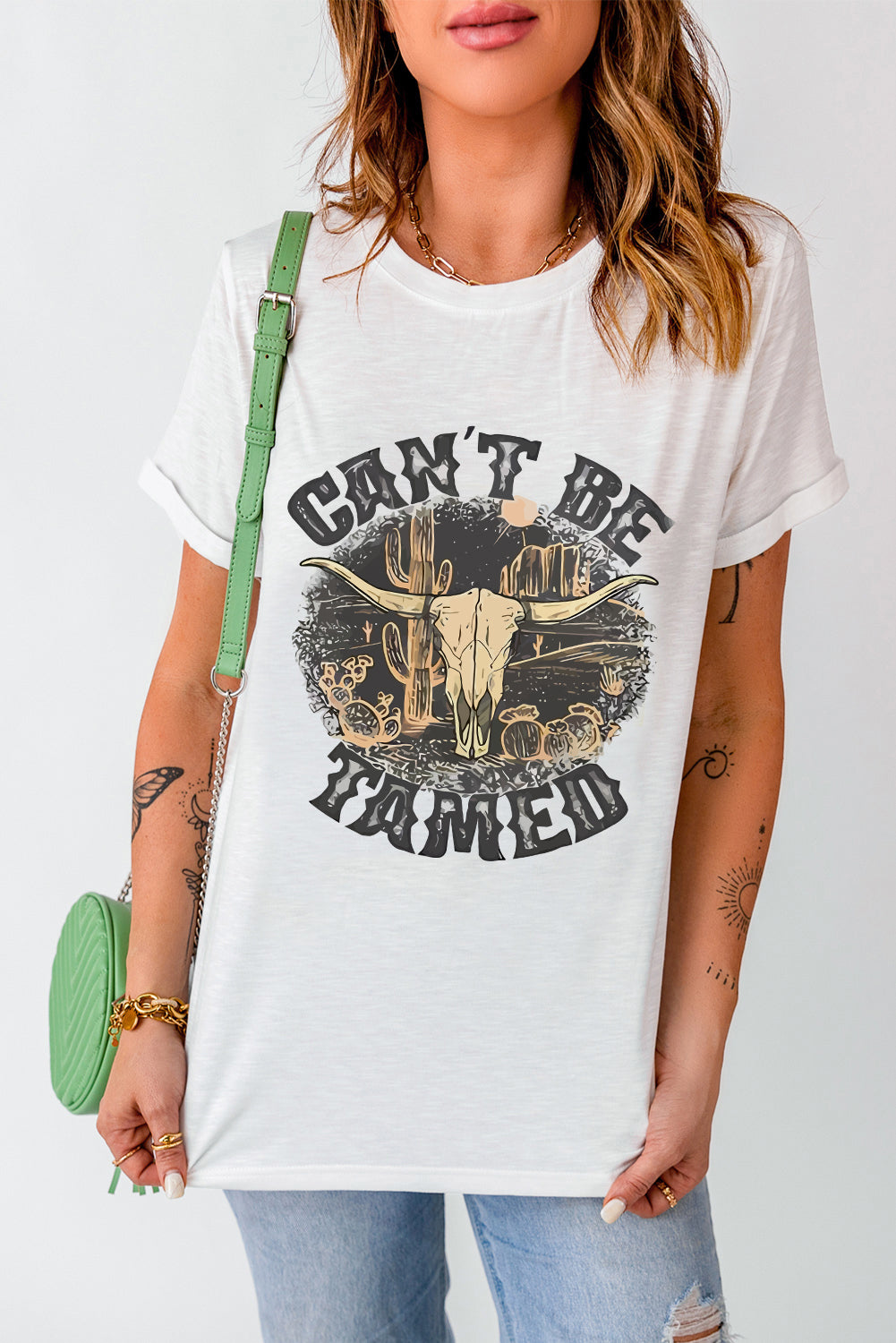 "Can't Be Tamed" Graphic T-Shirt