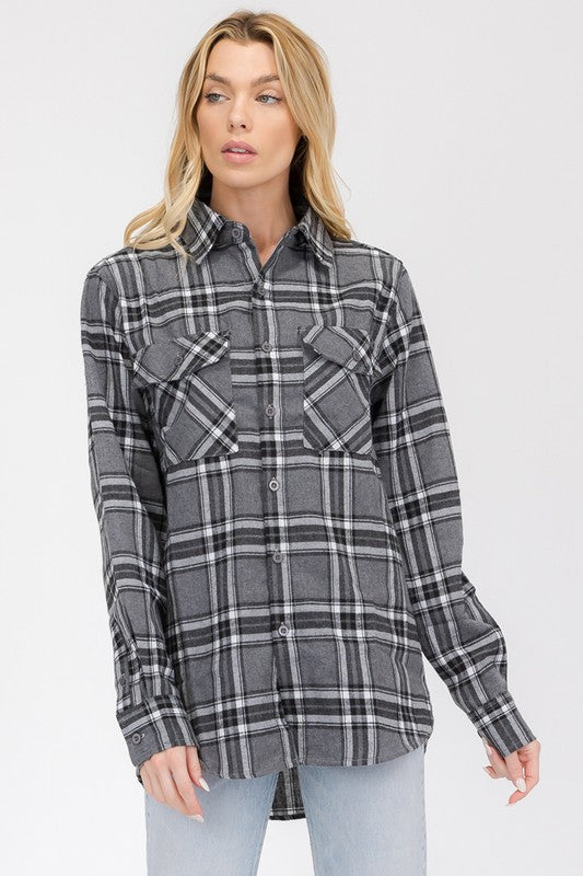 Women's Long Sleeve Flannel