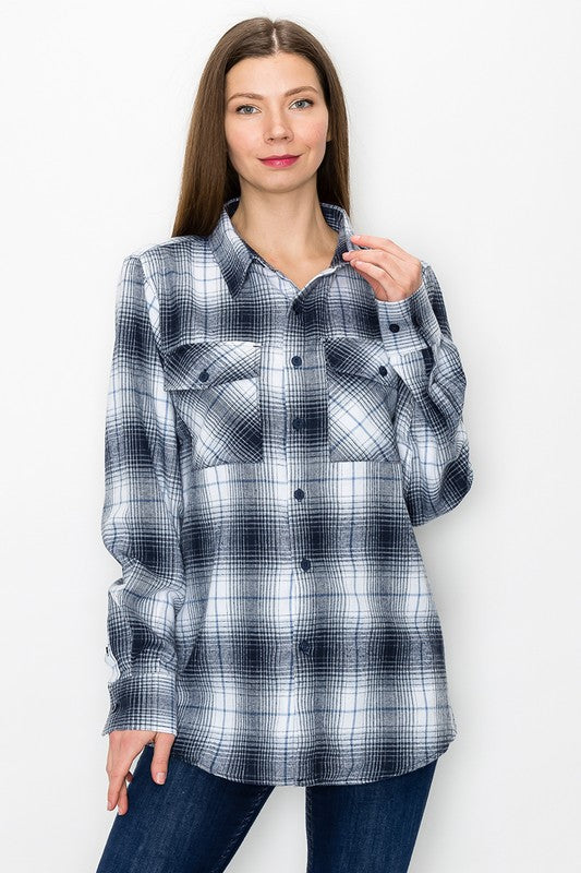 Women's Long Sleeve Flannel