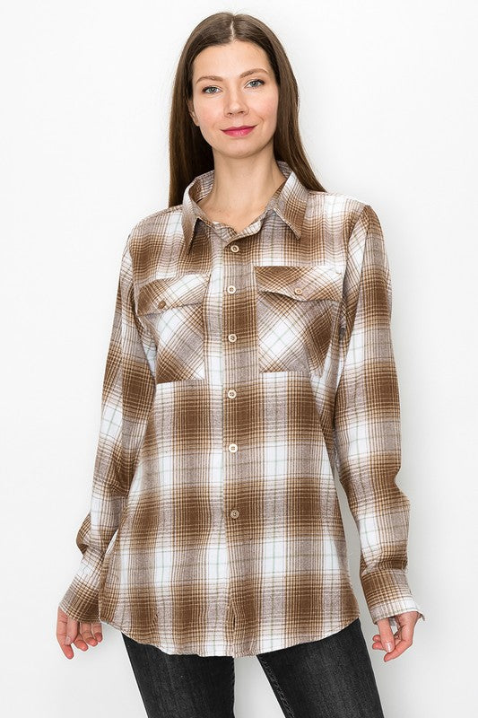 Women's Long Sleeve Flannel