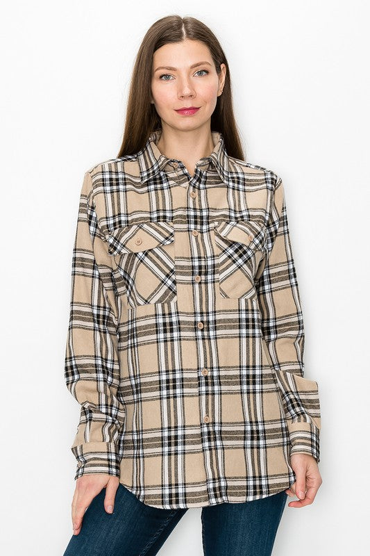 Women's Long Sleeve Flannel