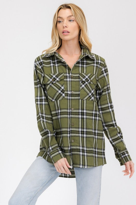 Women's Long Sleeve Flannel