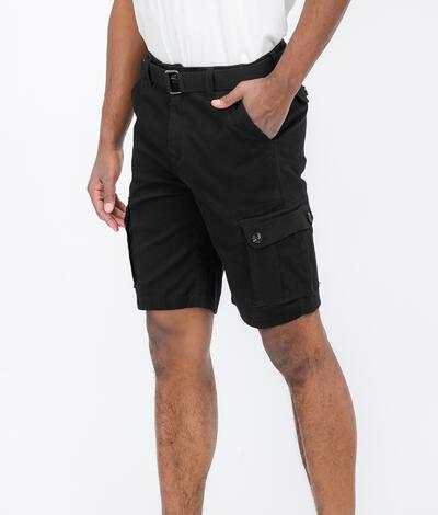 Men's Belted Cargo Shorts