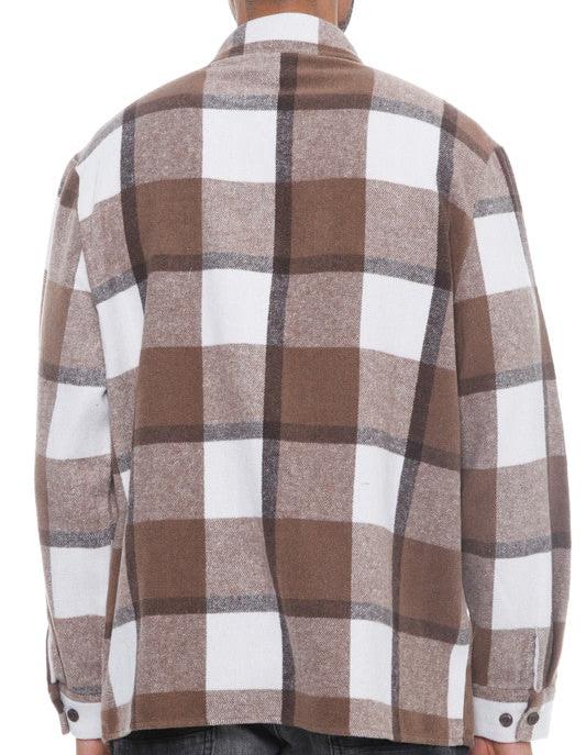 Men's Checkered  Flannel Shirt