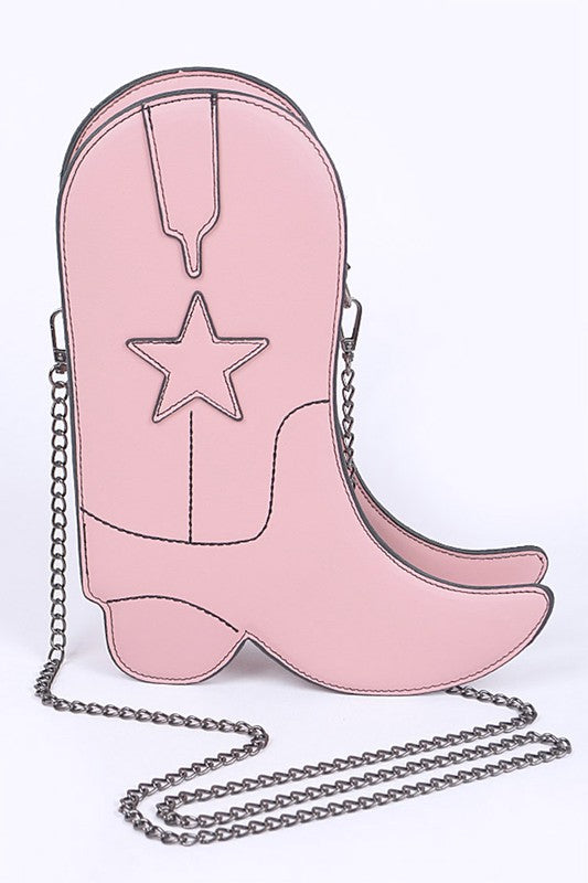 Cowboy Boots Chainlink Bag