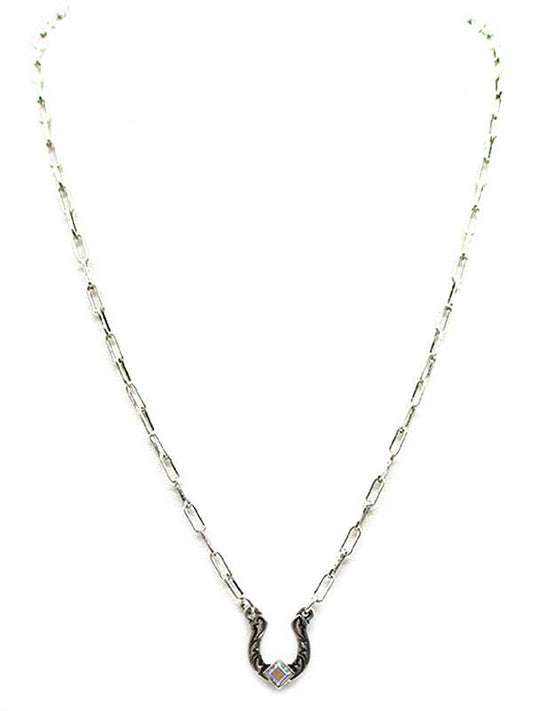 Western Horseshoe Necklace