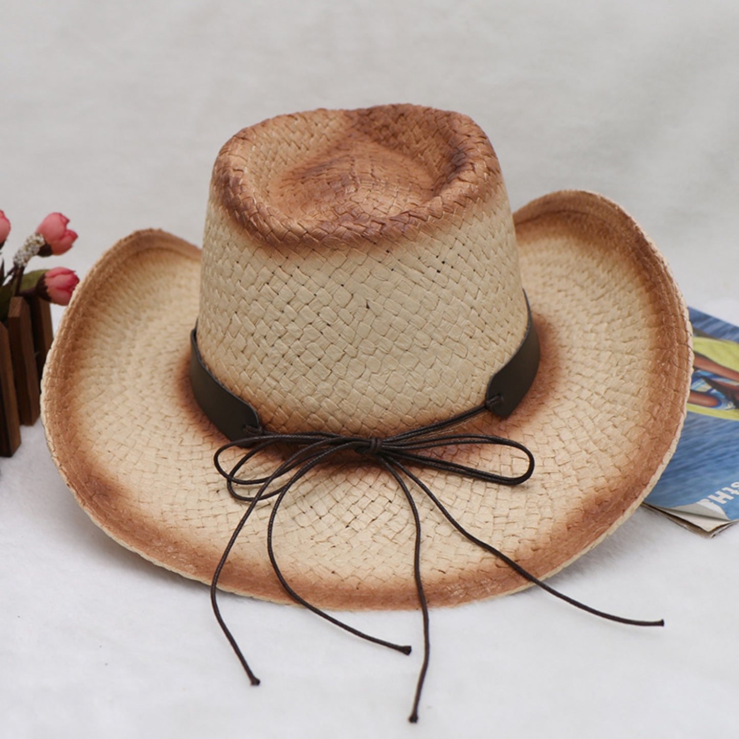 Two-Toned Western Cowboy Hat