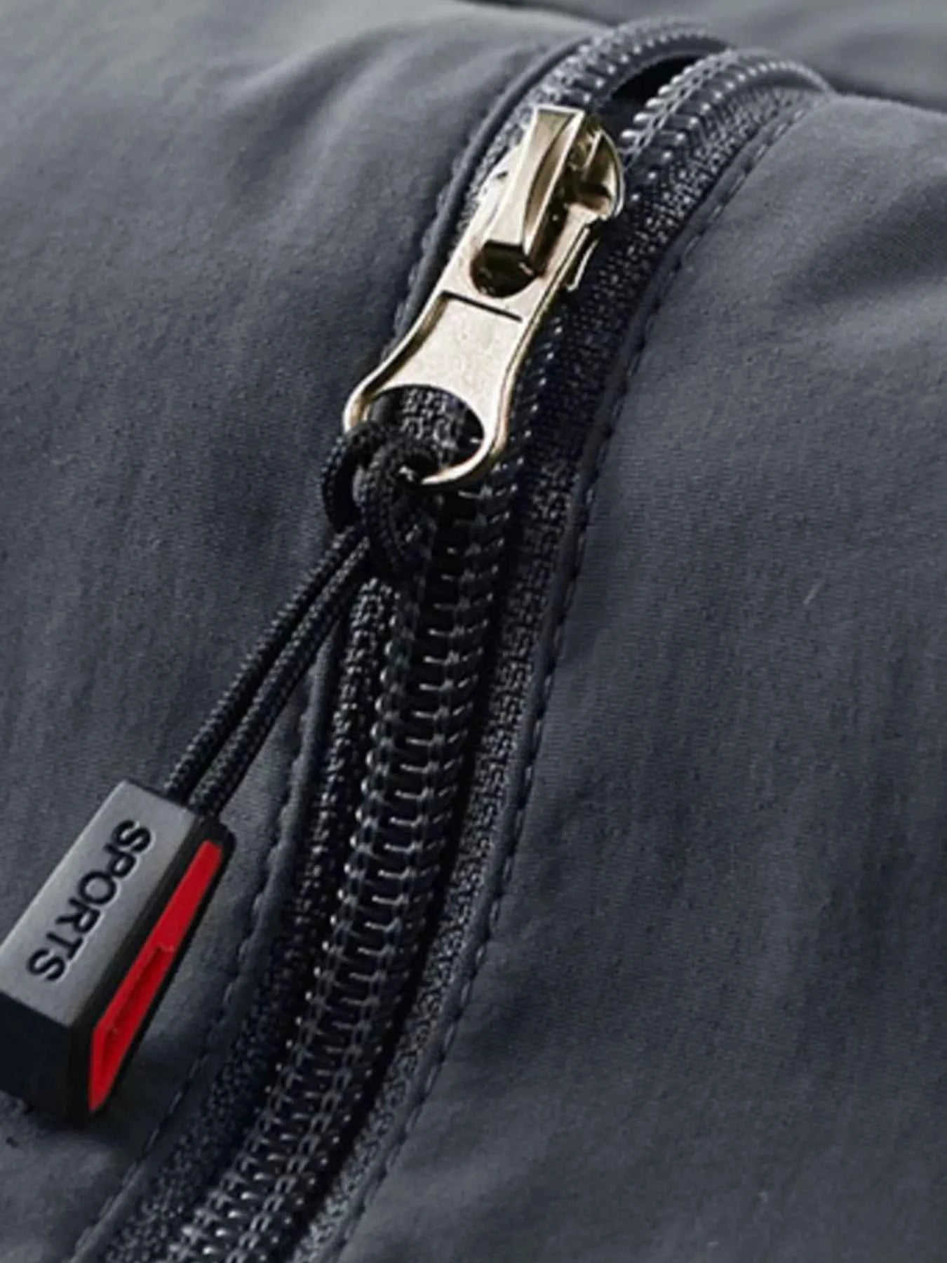 Men's Plus Size Multi-Pocket Zip Up Vest