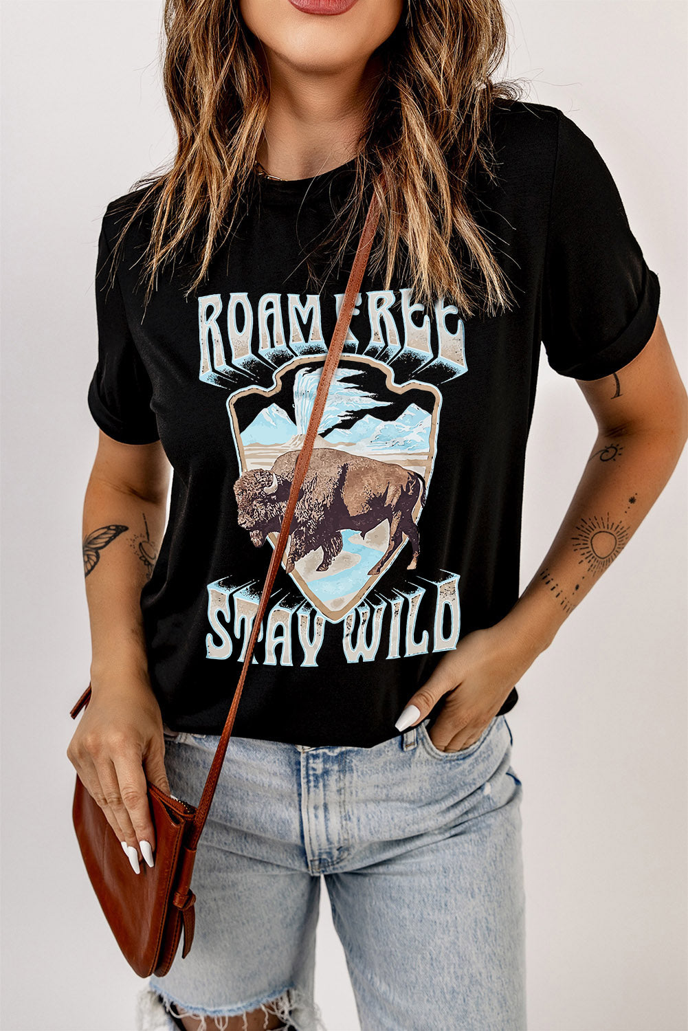 "Roam Free & Stay Wild" Graphic T-Shirt