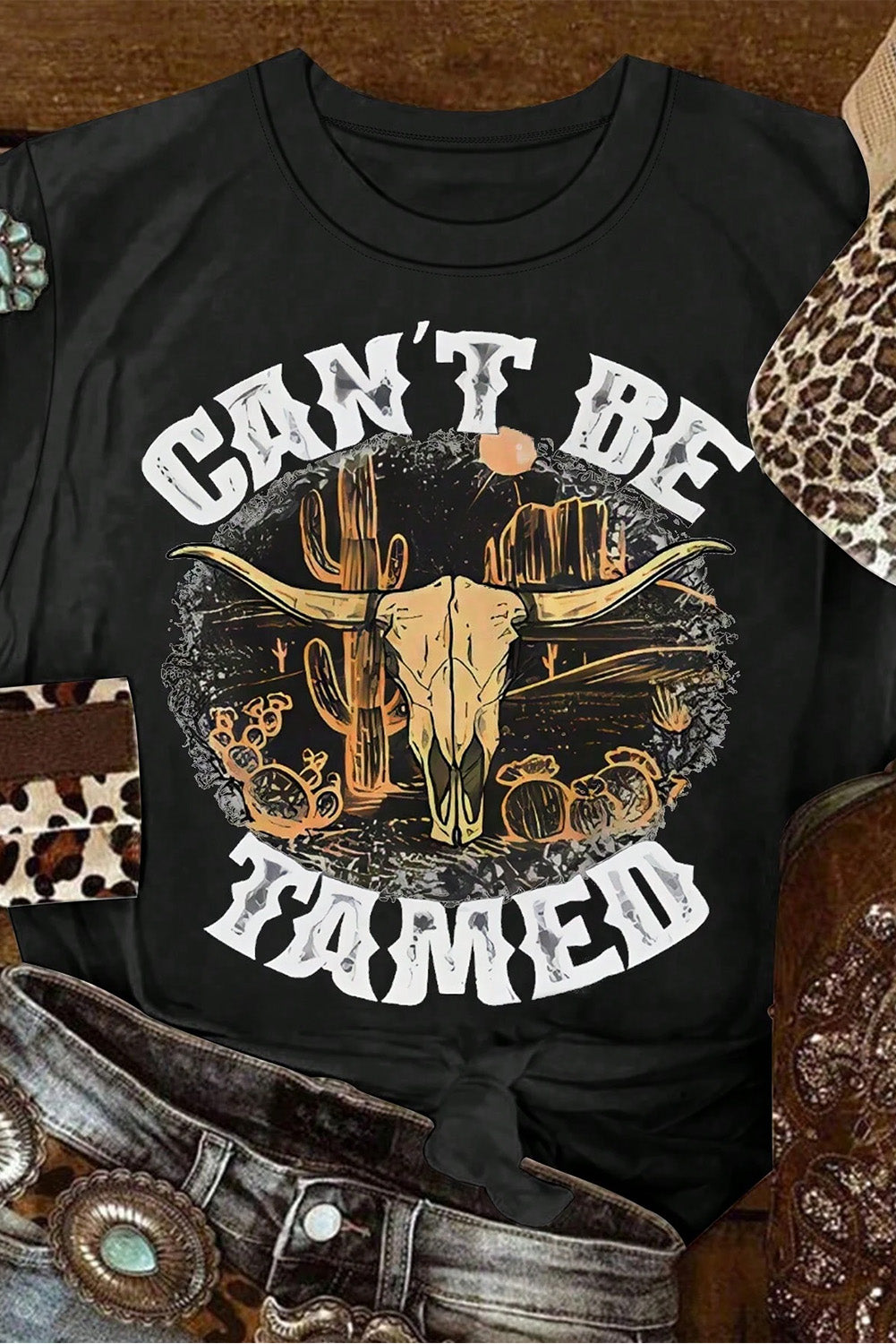 "Can't Be Tamed" Graphic T-Shirt