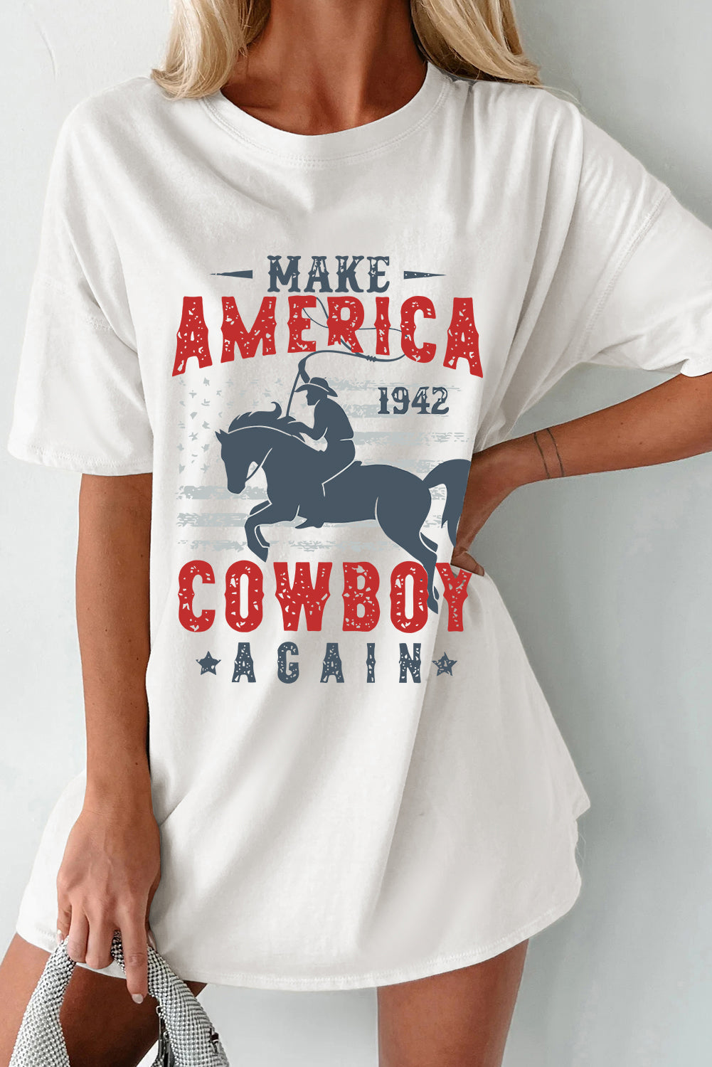 "Make America Cowboy Again" Graphic T-Shirt