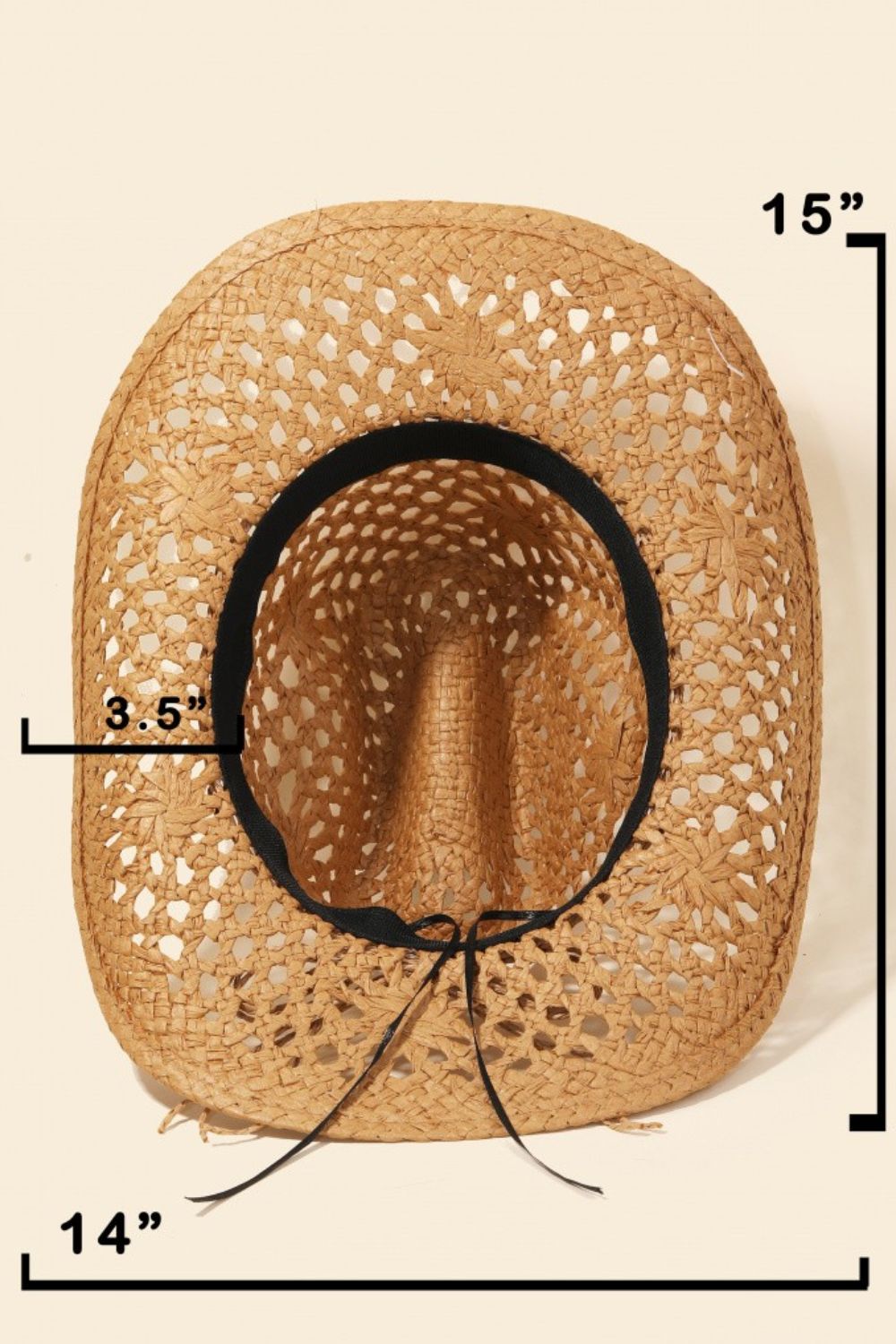 Straw Weave Western Cowboy Hat