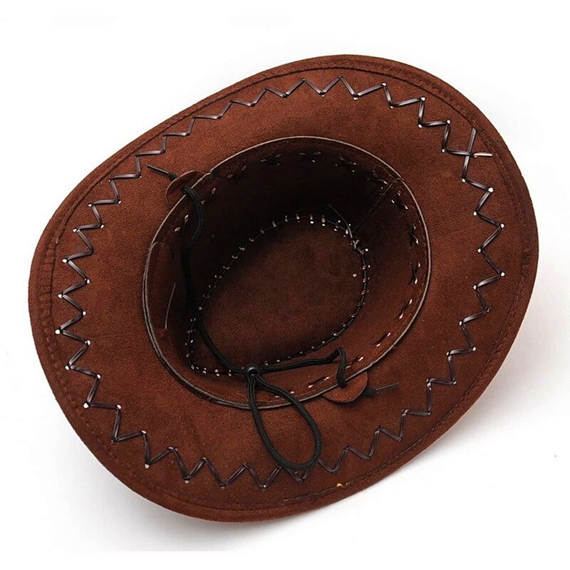 Stitched Suede Cowboy Hat