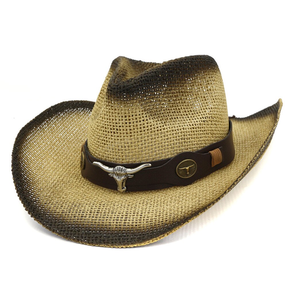 Men's Burnt Rim Cowboy Hats