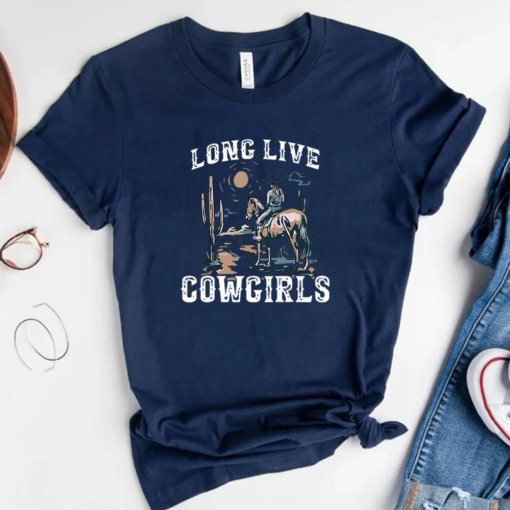 Long Live Cowgirls Western T-Shirt