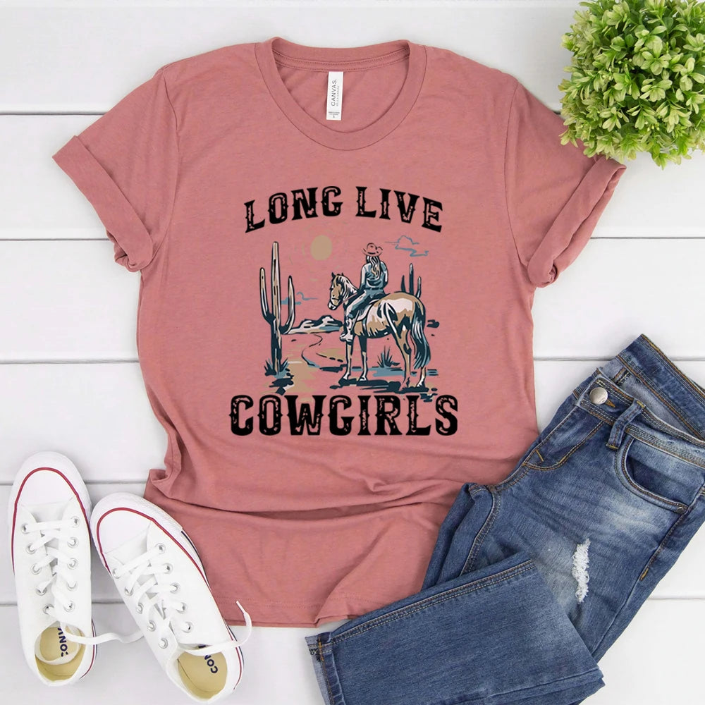Long Live Cowgirls Western T-Shirt