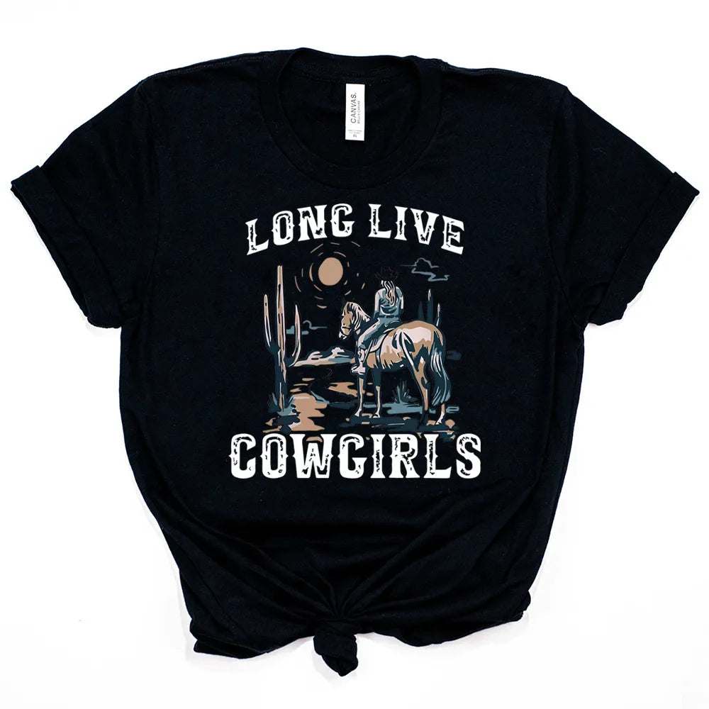 Long Live Cowgirls Western T-Shirt