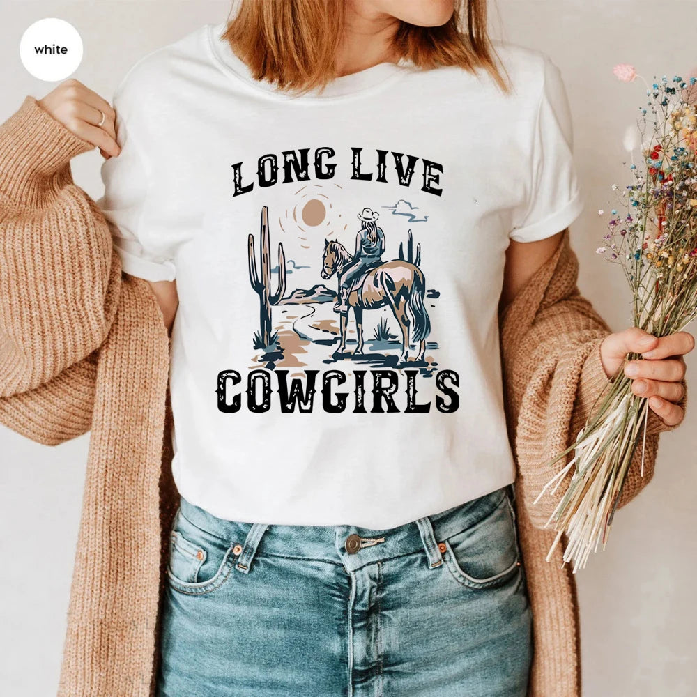Long Live Cowgirls Western T-Shirt