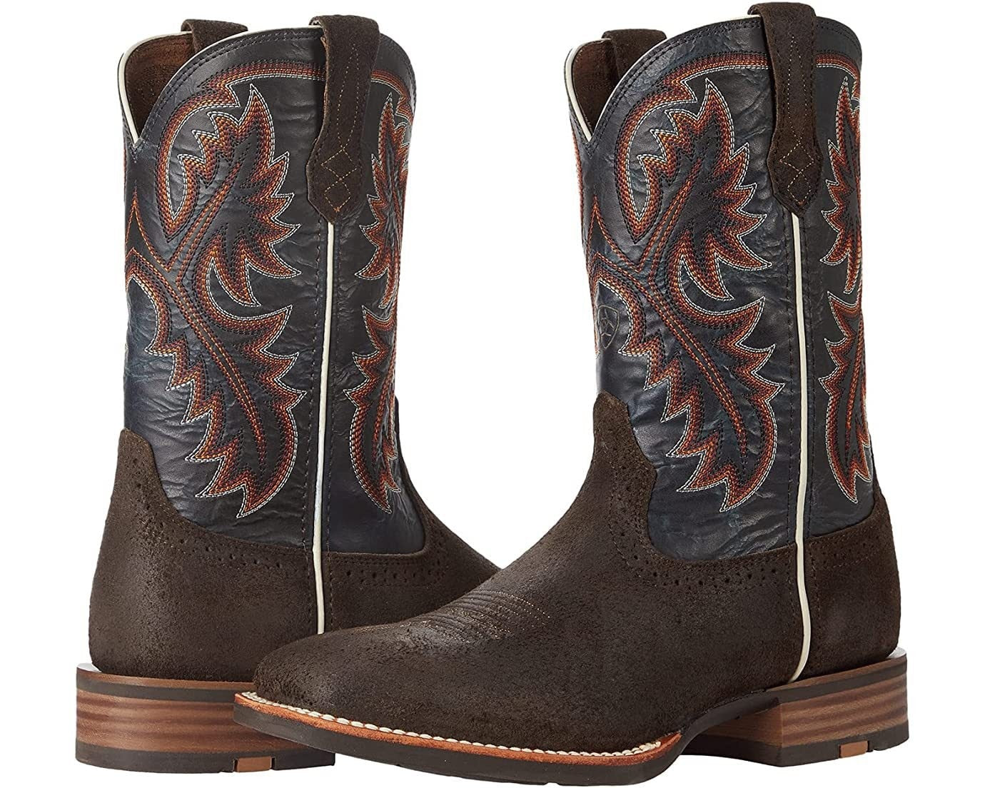 Men's Faux Leather Western Cowboy Boots