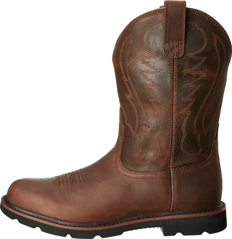 Men's Round Toe Western Boots
