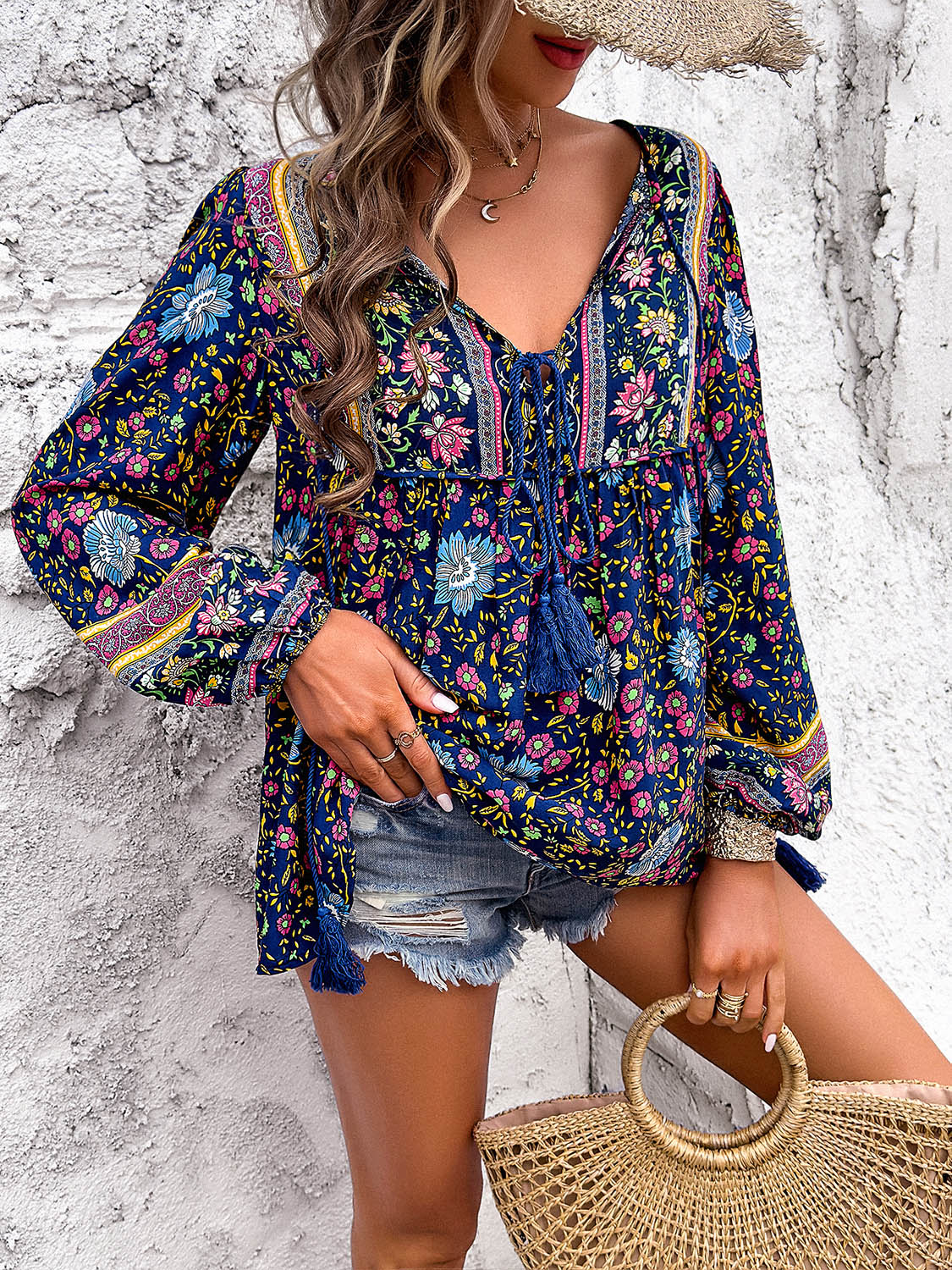 Floral Long Sleeve Blouse