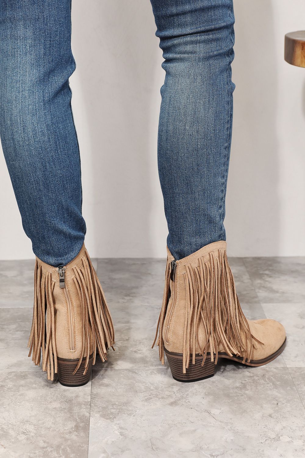 Women's Fringe Western Ankle Boots