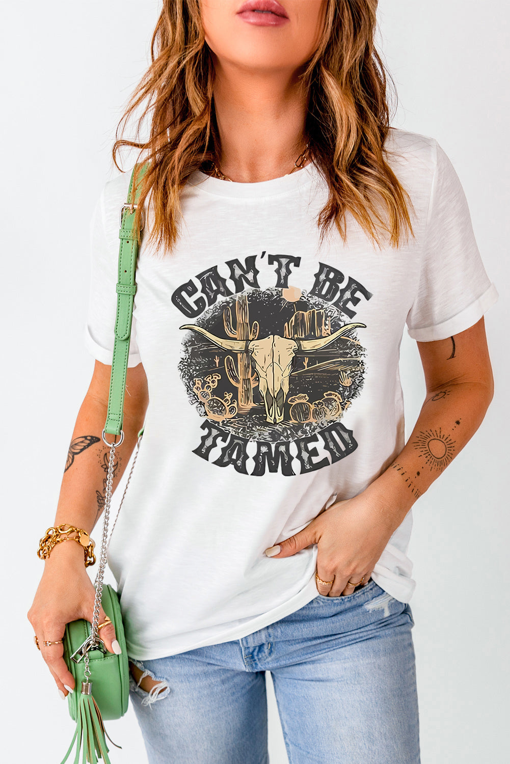 "Can't Be Tamed" Graphic T-Shirt