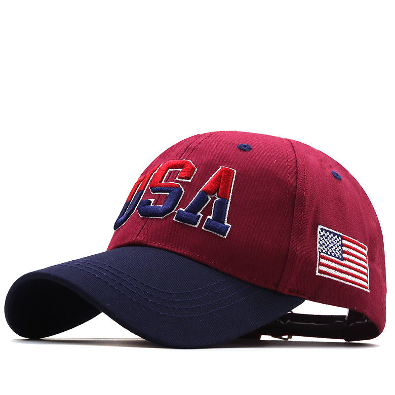 USA Embroidered Baseball Caps