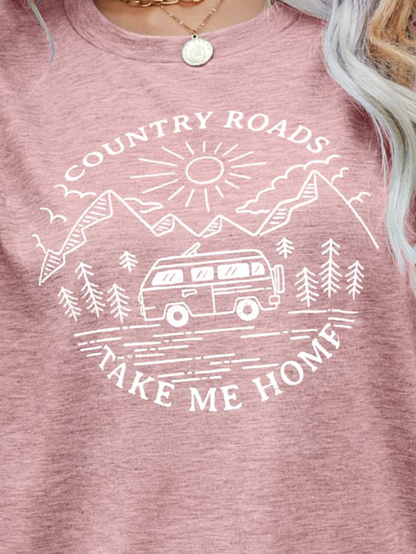"Country Roads Take Me Home" Graphic T-Shirt